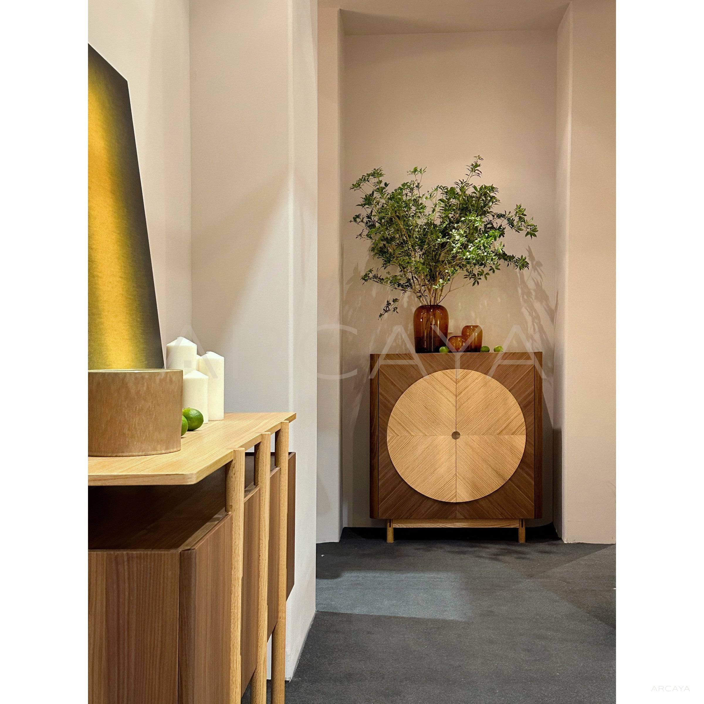 Reunion Solid Wood Cabinet - scene