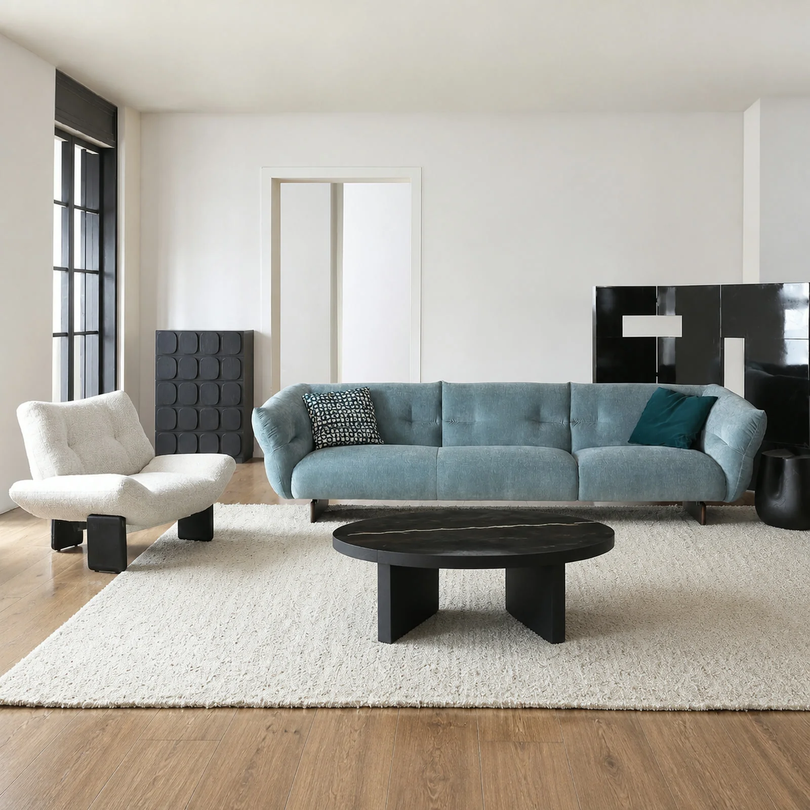 LA720 Coffee Table in a finished interior.