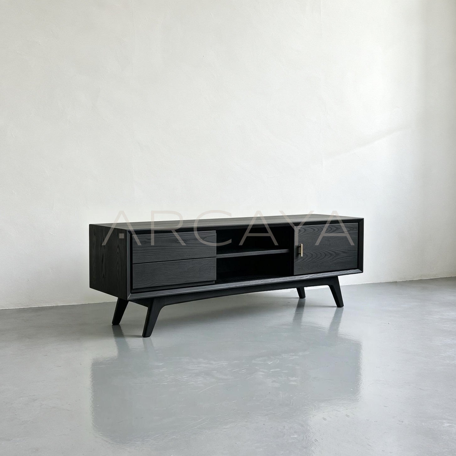 Ash Wood Tv Stand - main