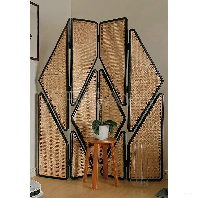 Geometric Structure Folding Screen