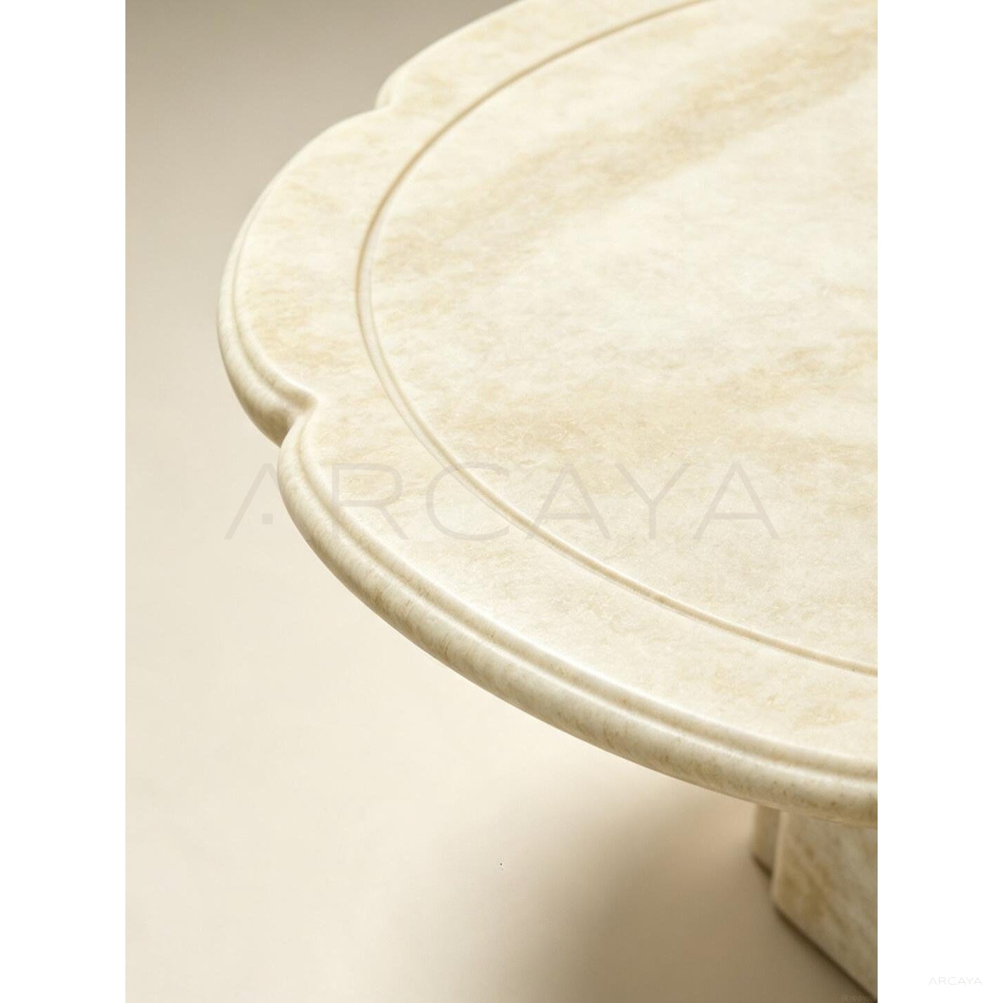 Aston Shigu Stone Bone Furniture — Side Table - scene