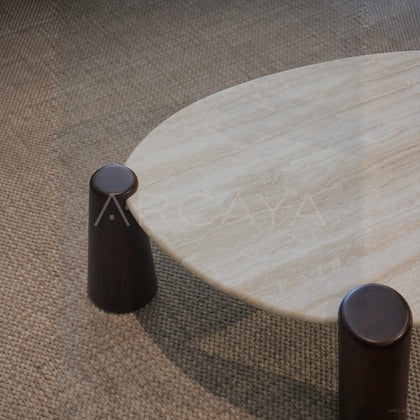 Dio Travertine Island Coffee Table - main