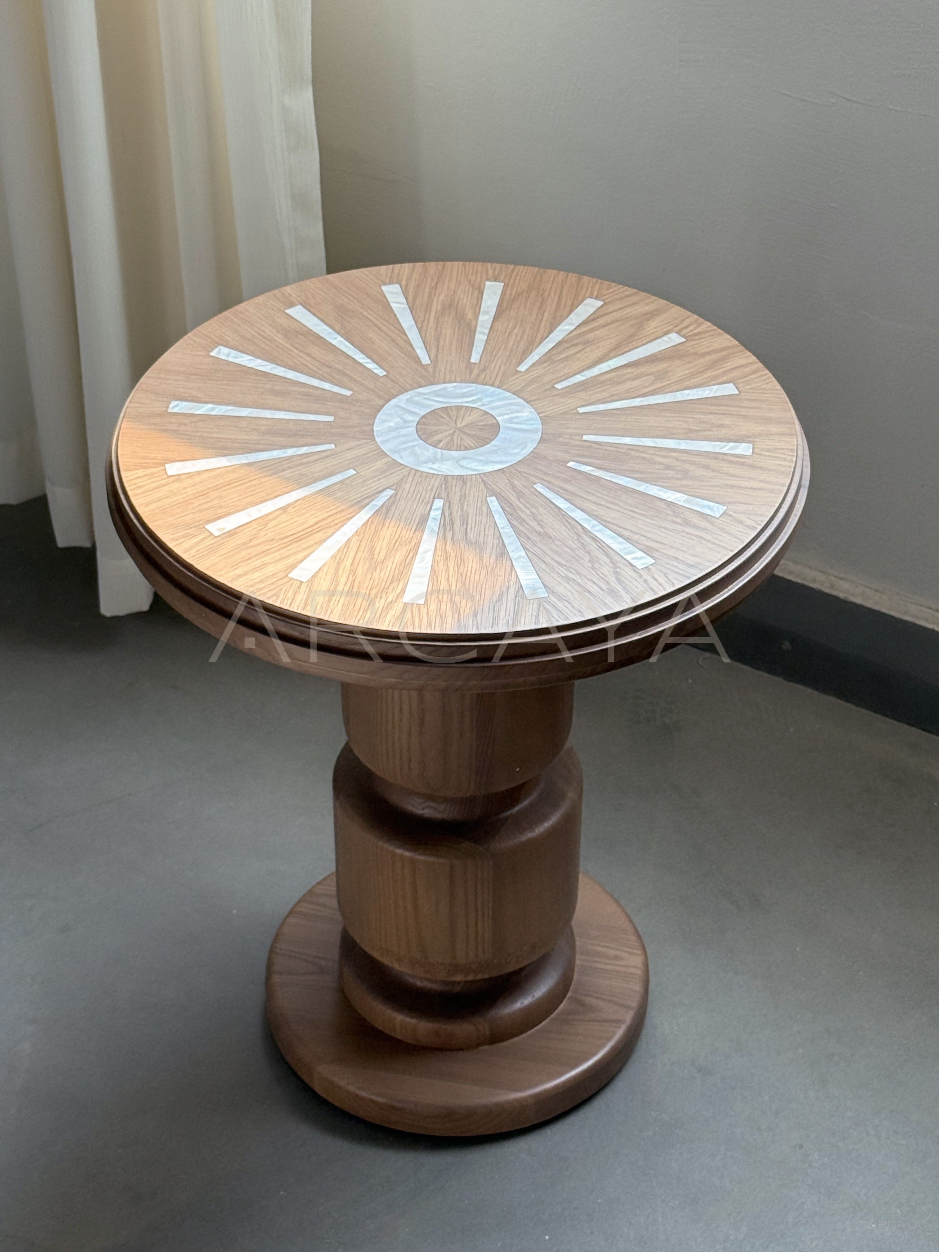 Amara Ivory Side Table