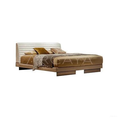 Juno Slate Bed - product view on a white background 01