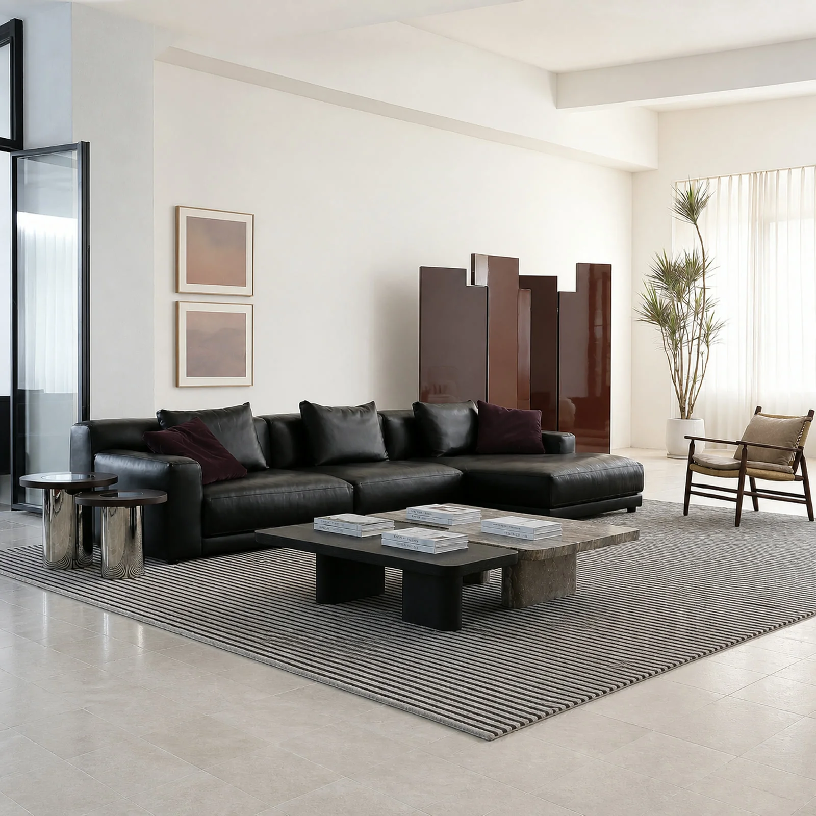 LA566-A Coffee Table in a finished interior.