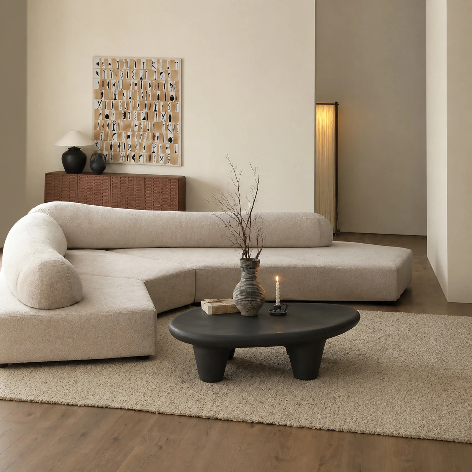 LA736 Coffee Table in a finished interior.