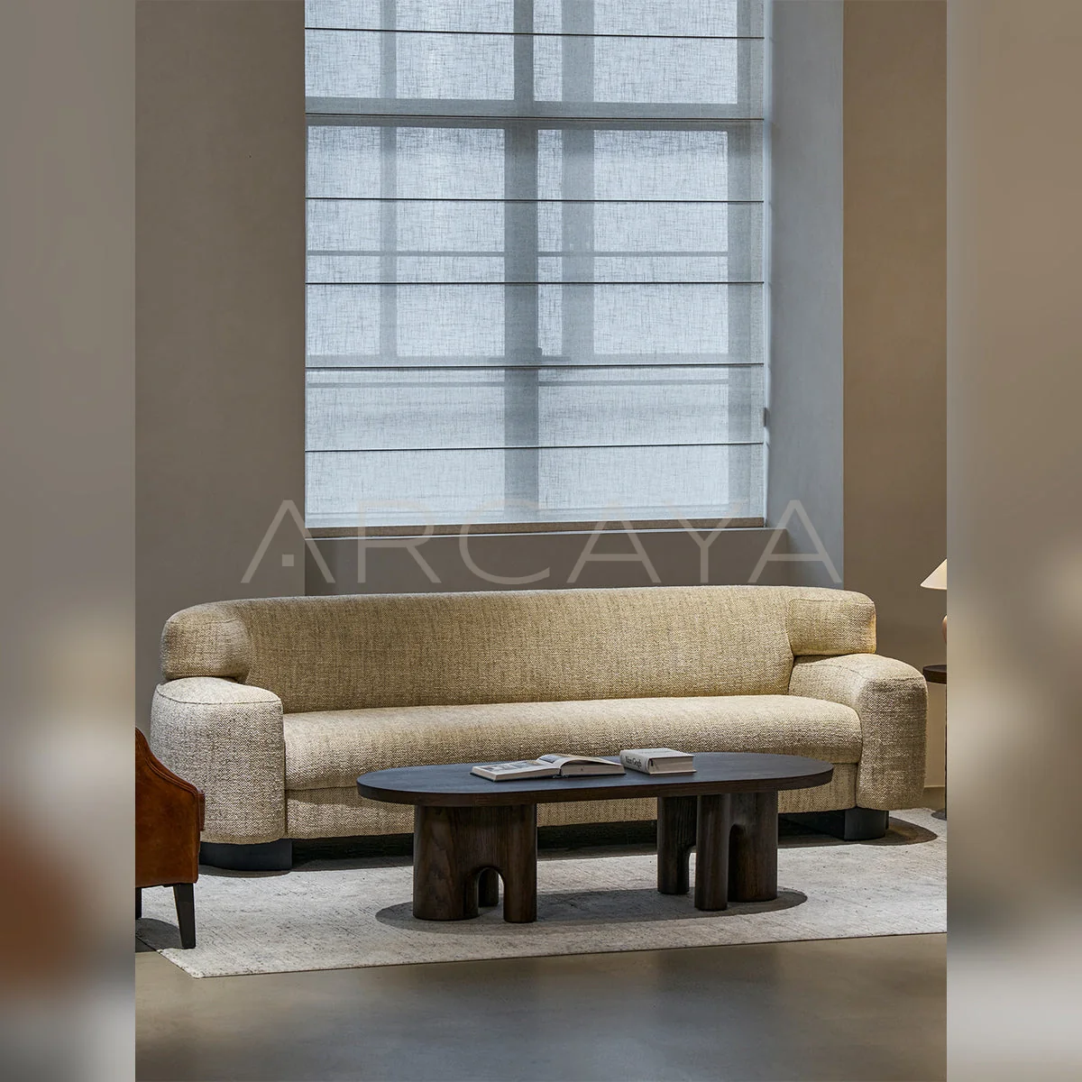Riva Ridge Straight Sofa - front view 01