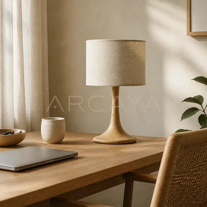 Hesper Terrace Table Lamp — styled interior view 02