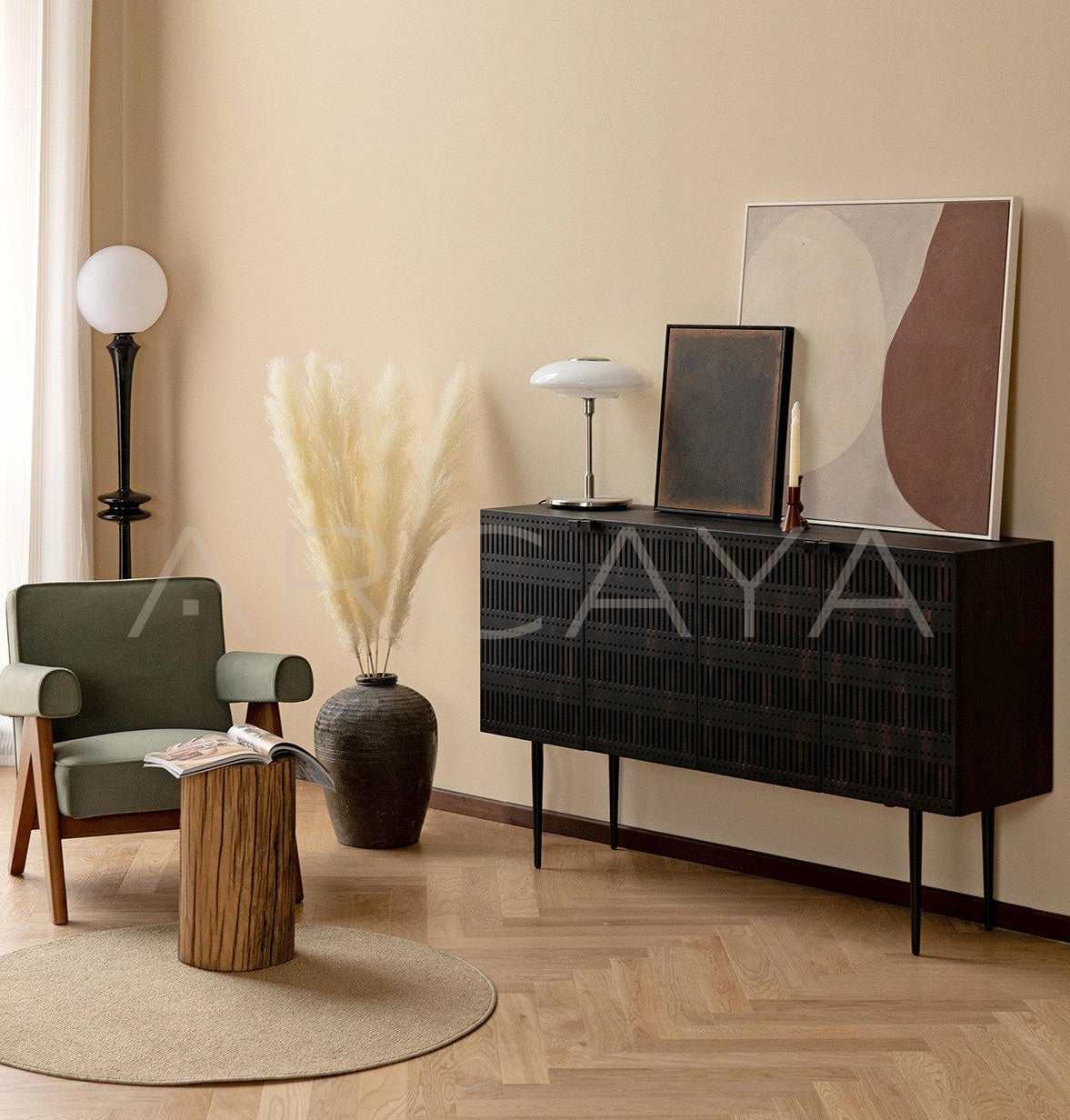 Translucent Dark Cloud Sideboard - scene