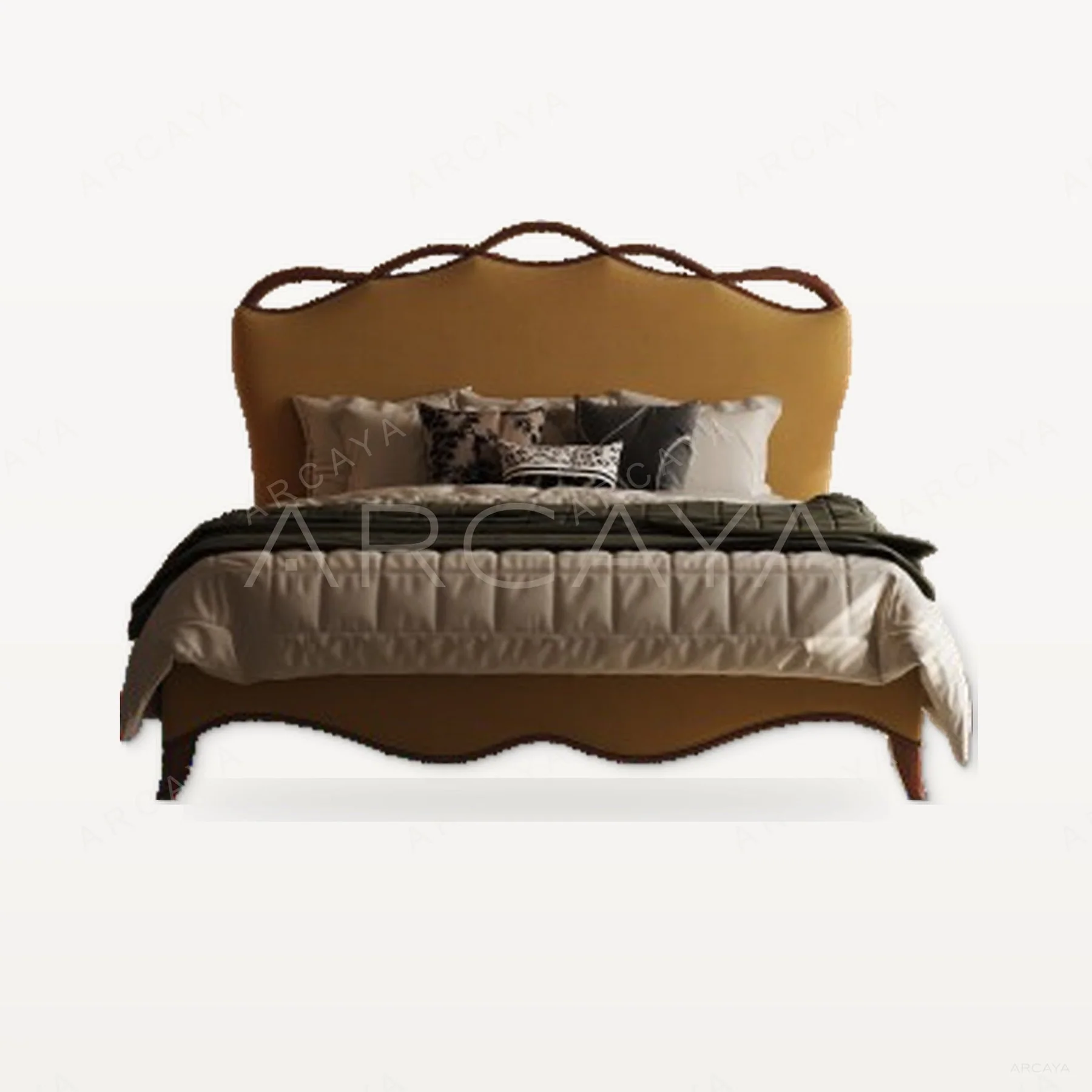 Gray Ribbon Bed — view 02