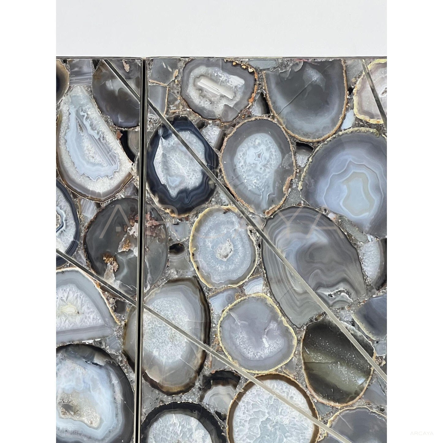 Agate Stone Display Sideboard - scene