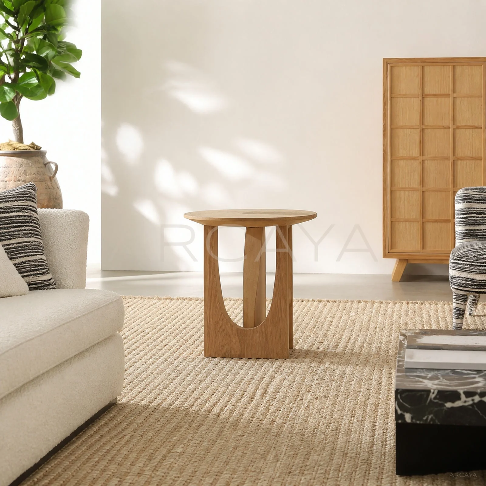 Cleo Studio Side Table - front view 01