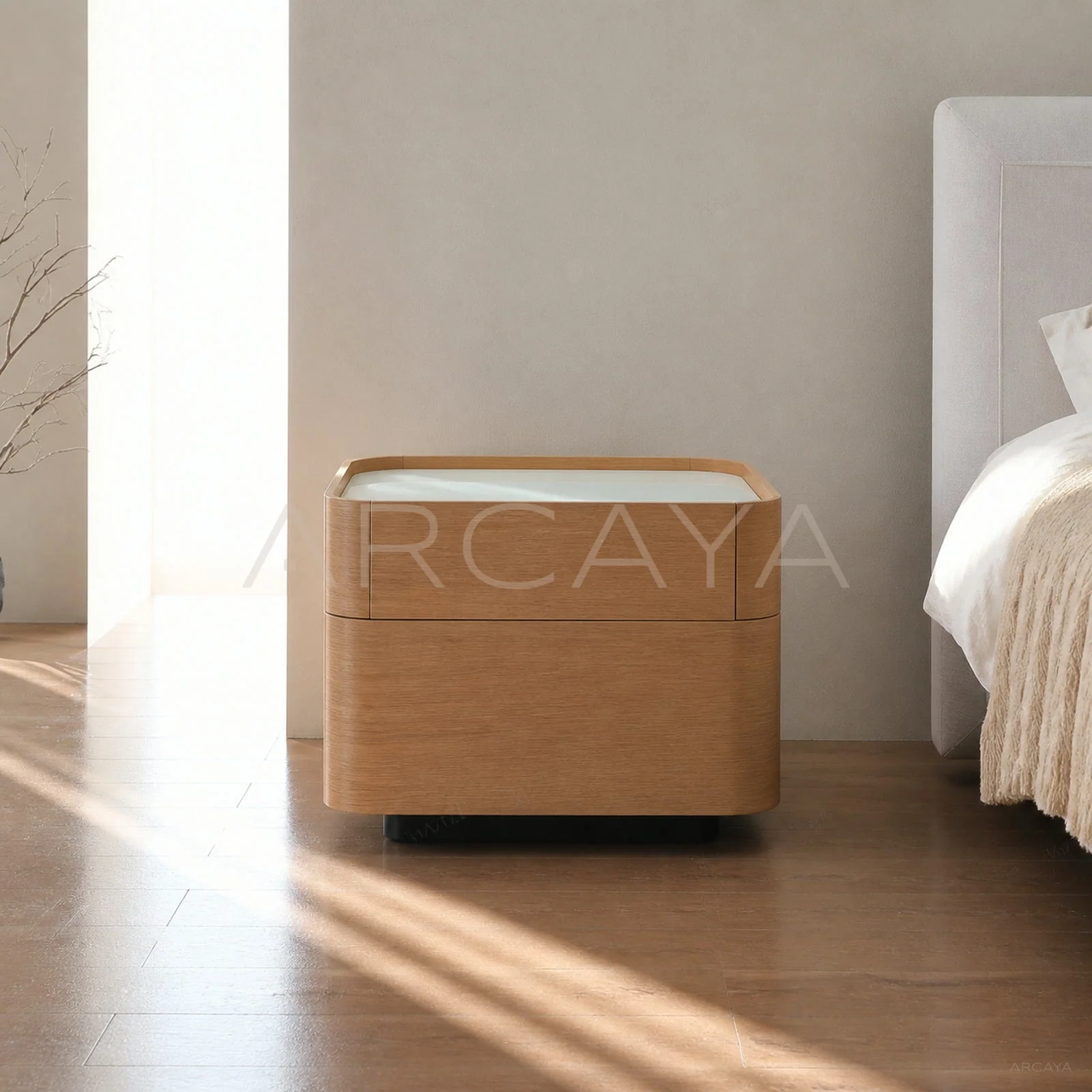 Celine Studio Nightstand - front view 01