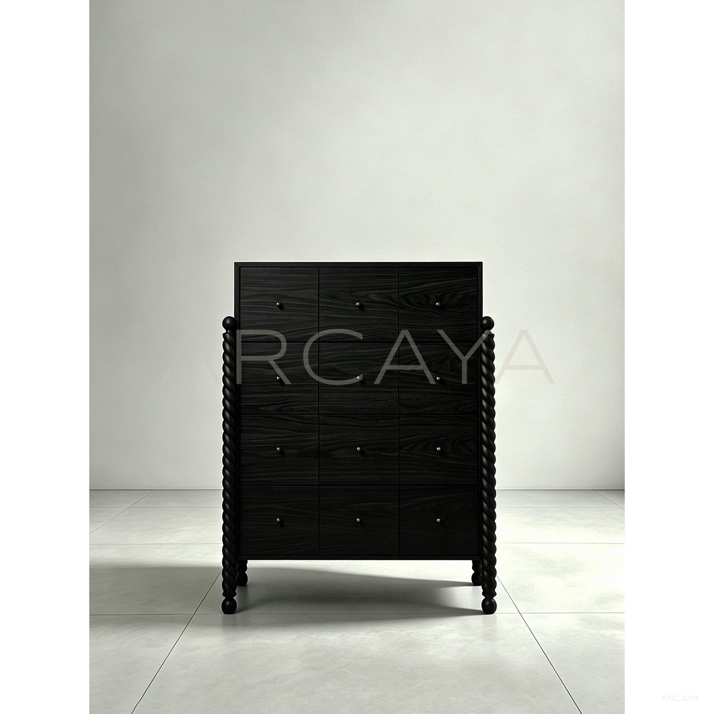 Hawser Oak Tall Dresser — Storage