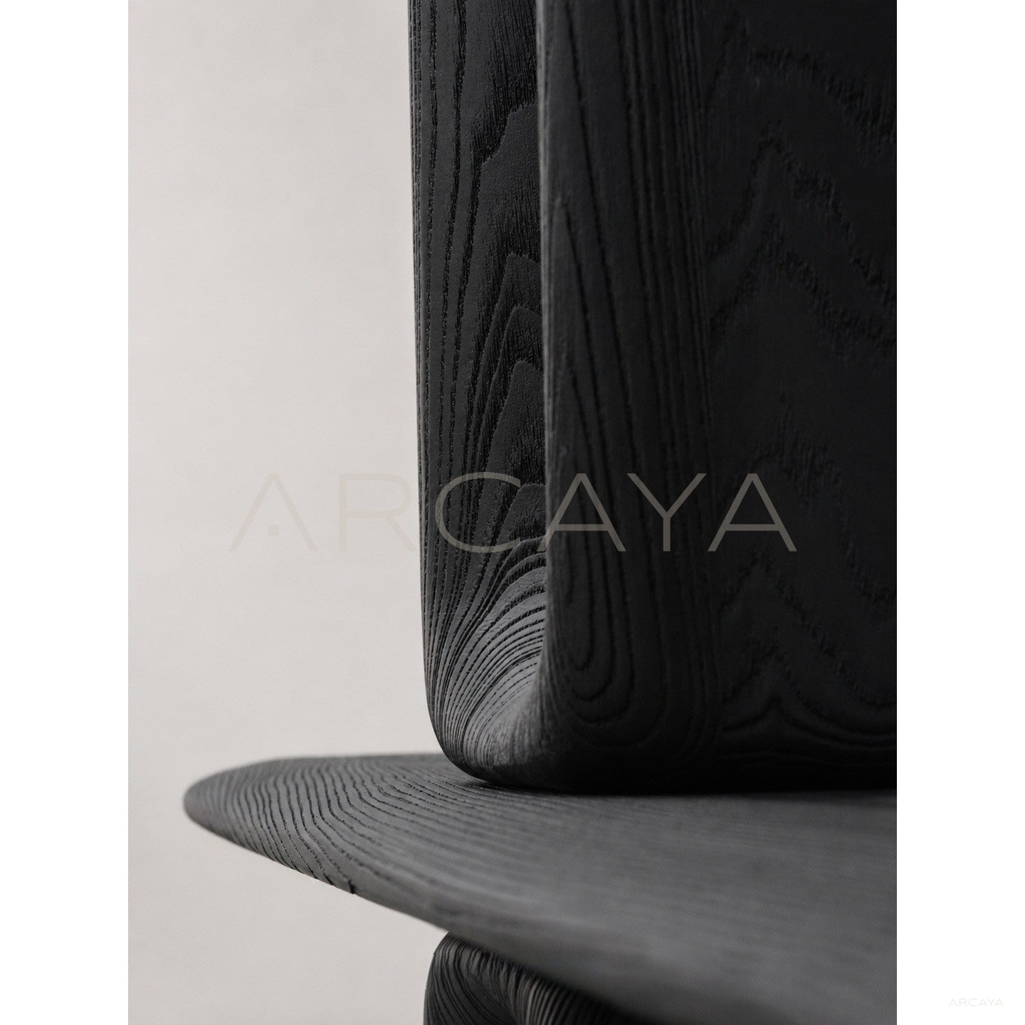 Patine Dark Wood Bookcase - scene
