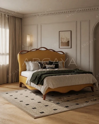 Gray Ribbon Bed — view 05