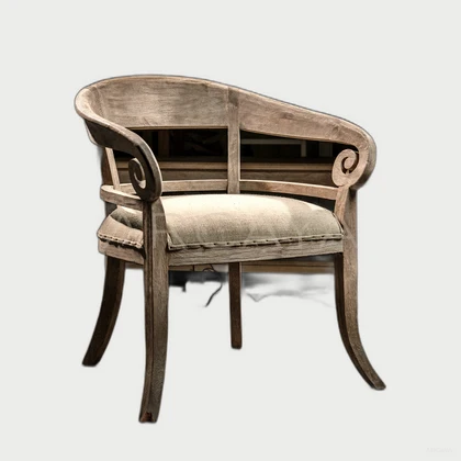 Cove Wood Decorative Object — neutral background 01