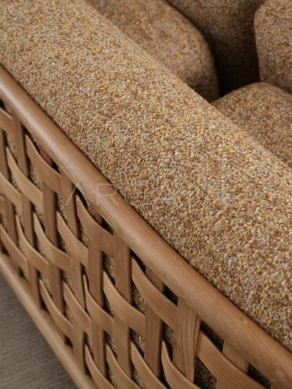 Faye Ash Straight Sofa - product detail 07