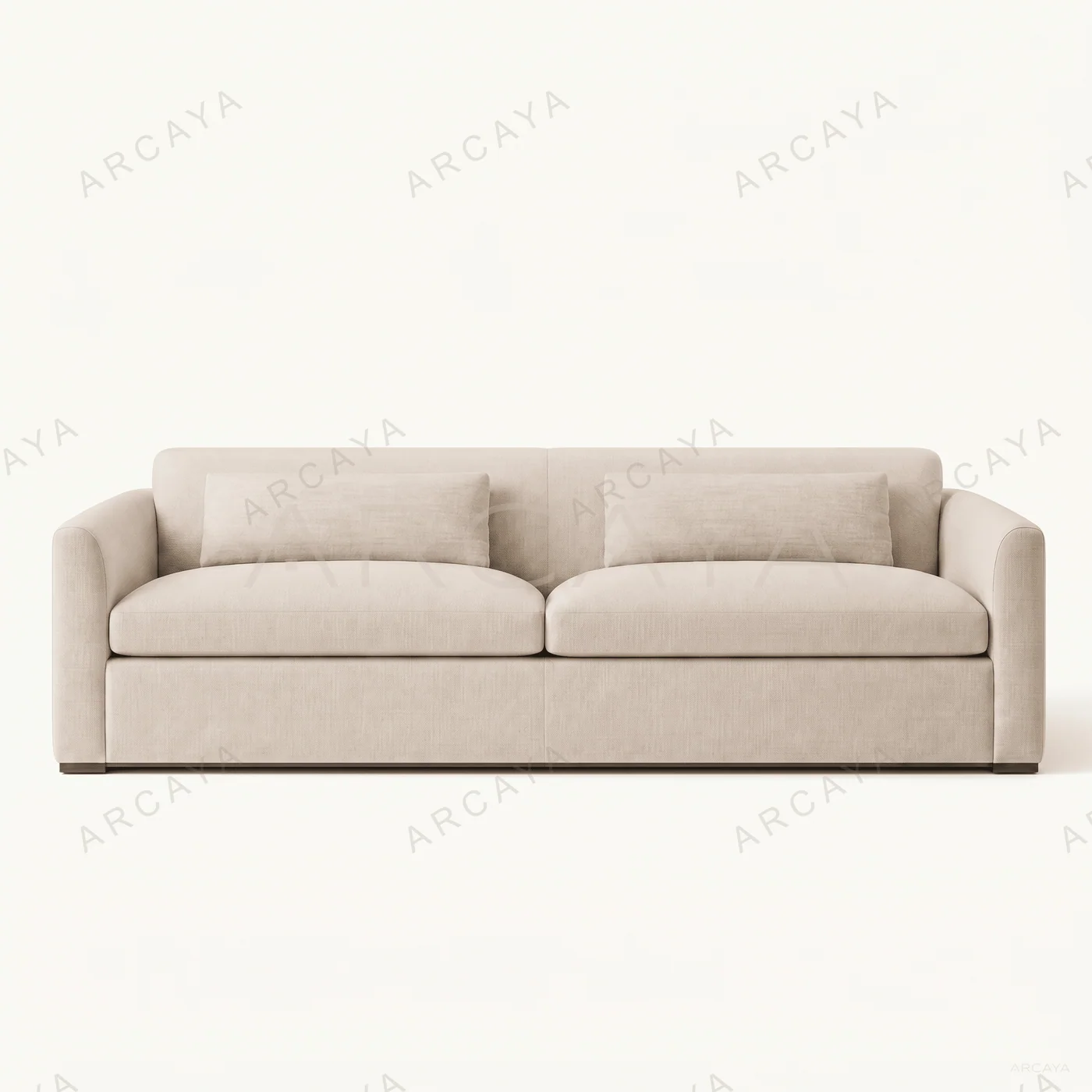 Contemporary Deep Seat Upholstered Lounge Sofa