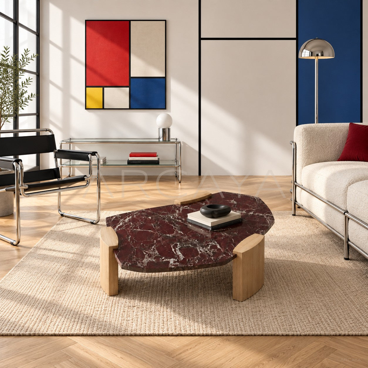 Rosso Levanto Red Coffee Table