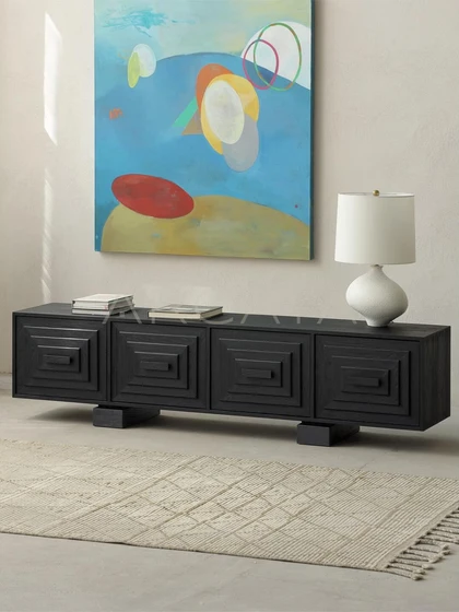 Celine Haven Media Console — interior view 06