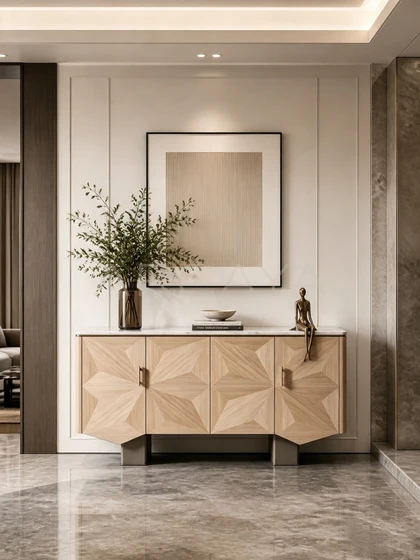 Faye Slate Sideboard - front view 01
