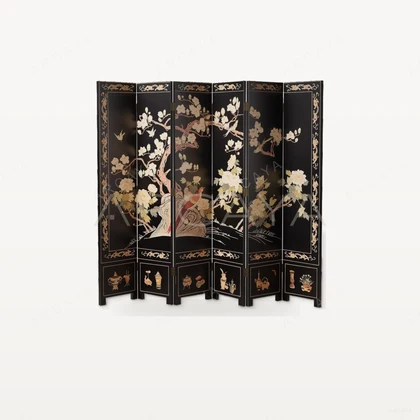 Stuart Painted Screen — view 01