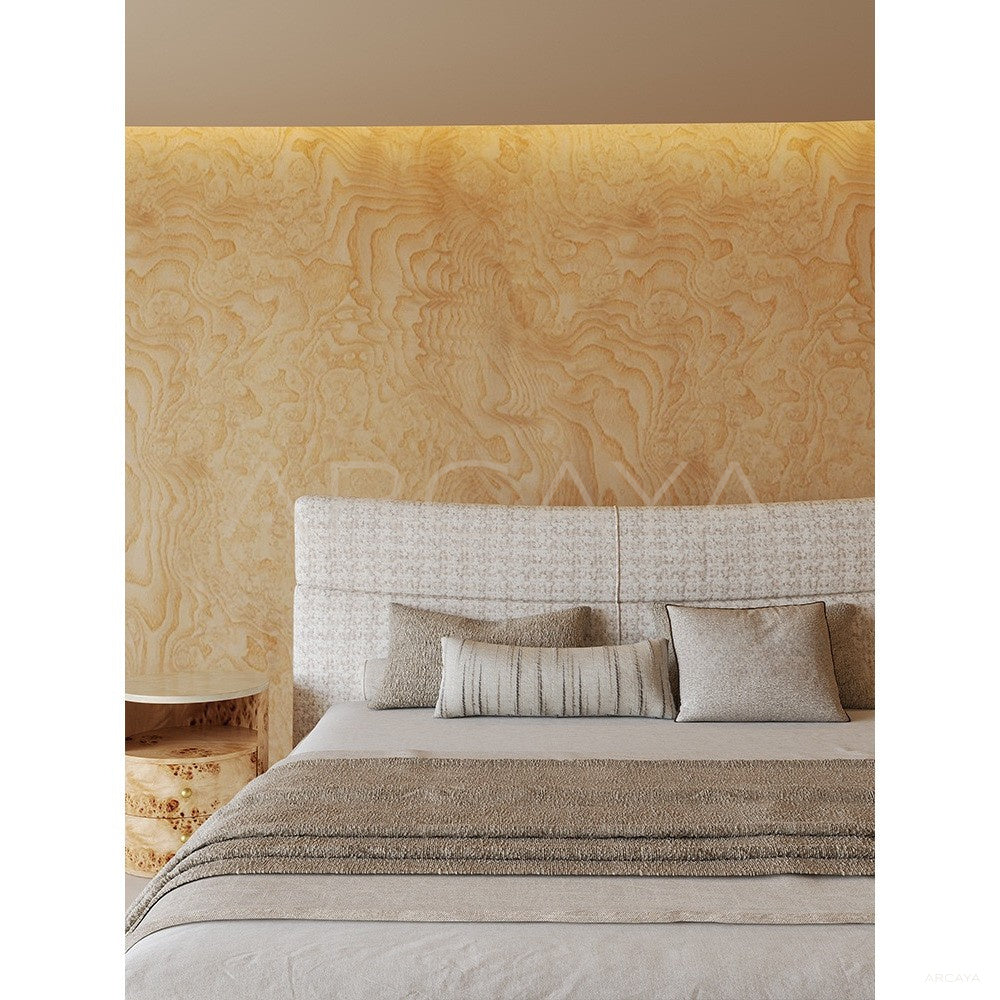 Plaid Cotton Linen Bed - scene
