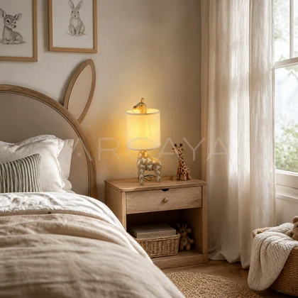 Elowen Cove Table Lamp — styled interior view 01