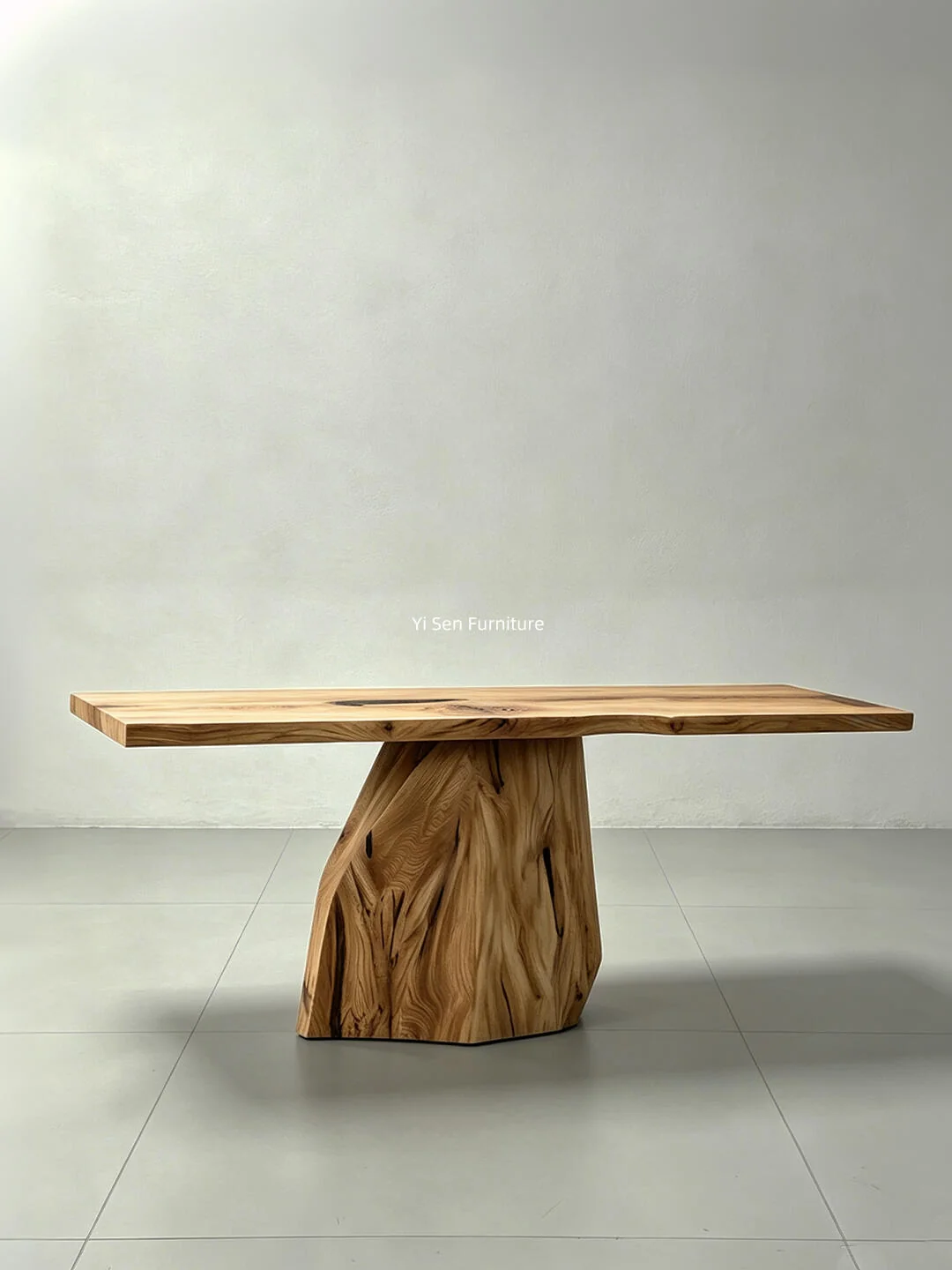 Sylvan Wells Console Table in a finished interior.