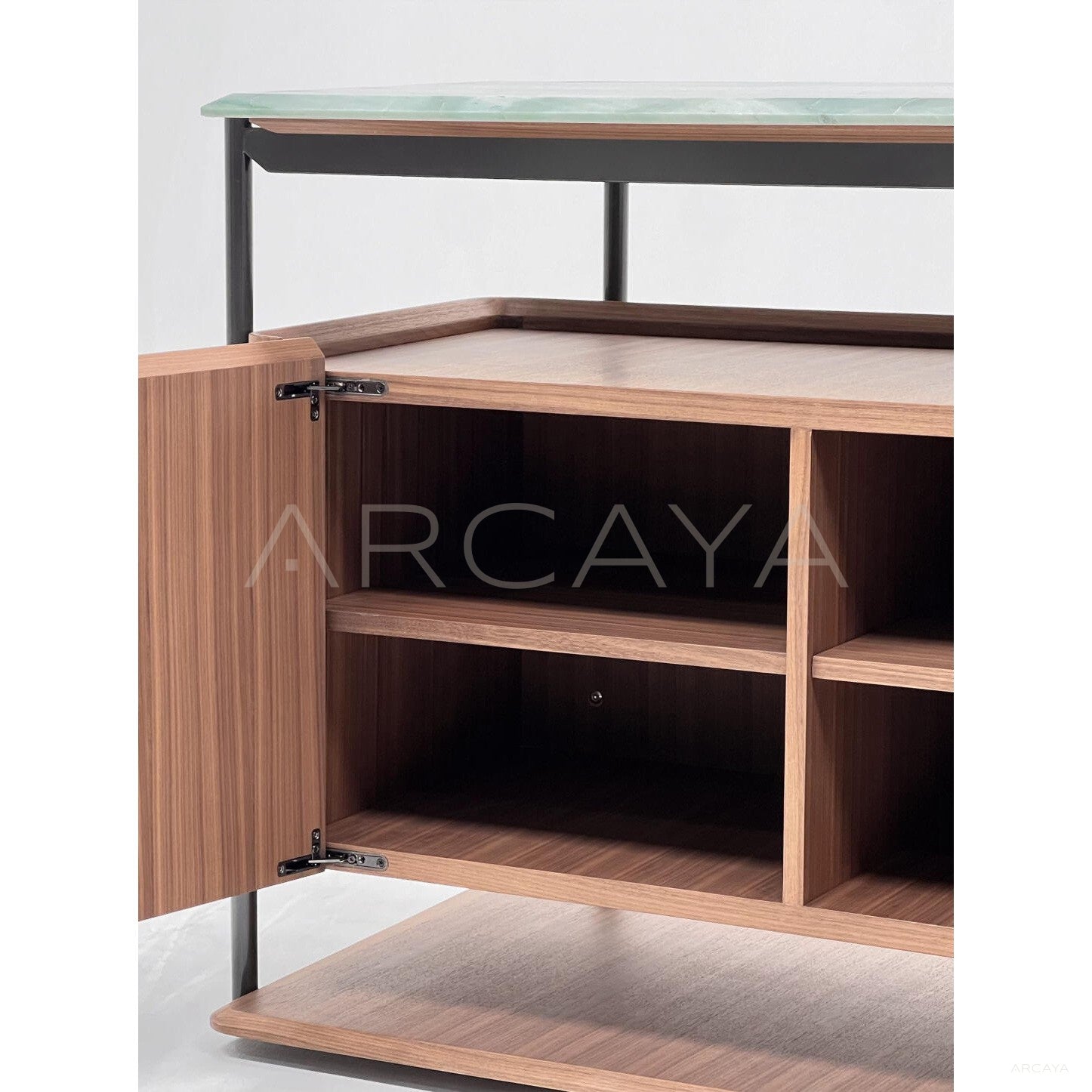 Walnut Marble Sideboard - scene