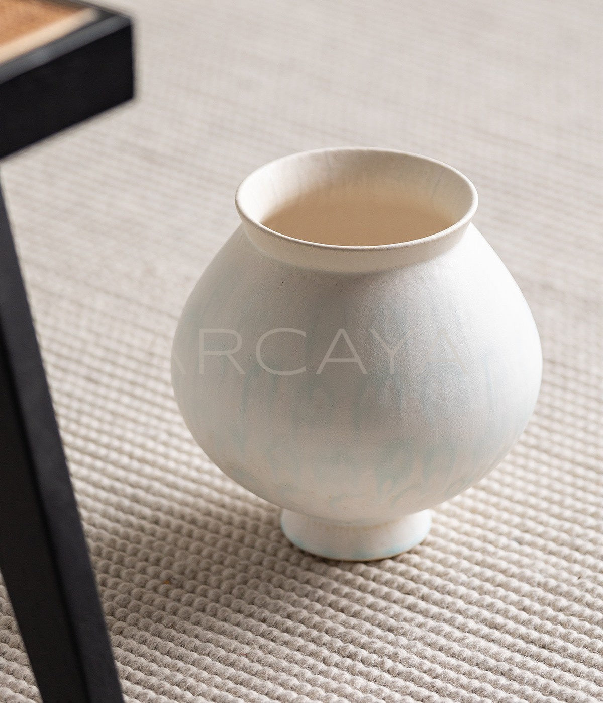 Dadan Textured Ceramic Vase Living Room - scene