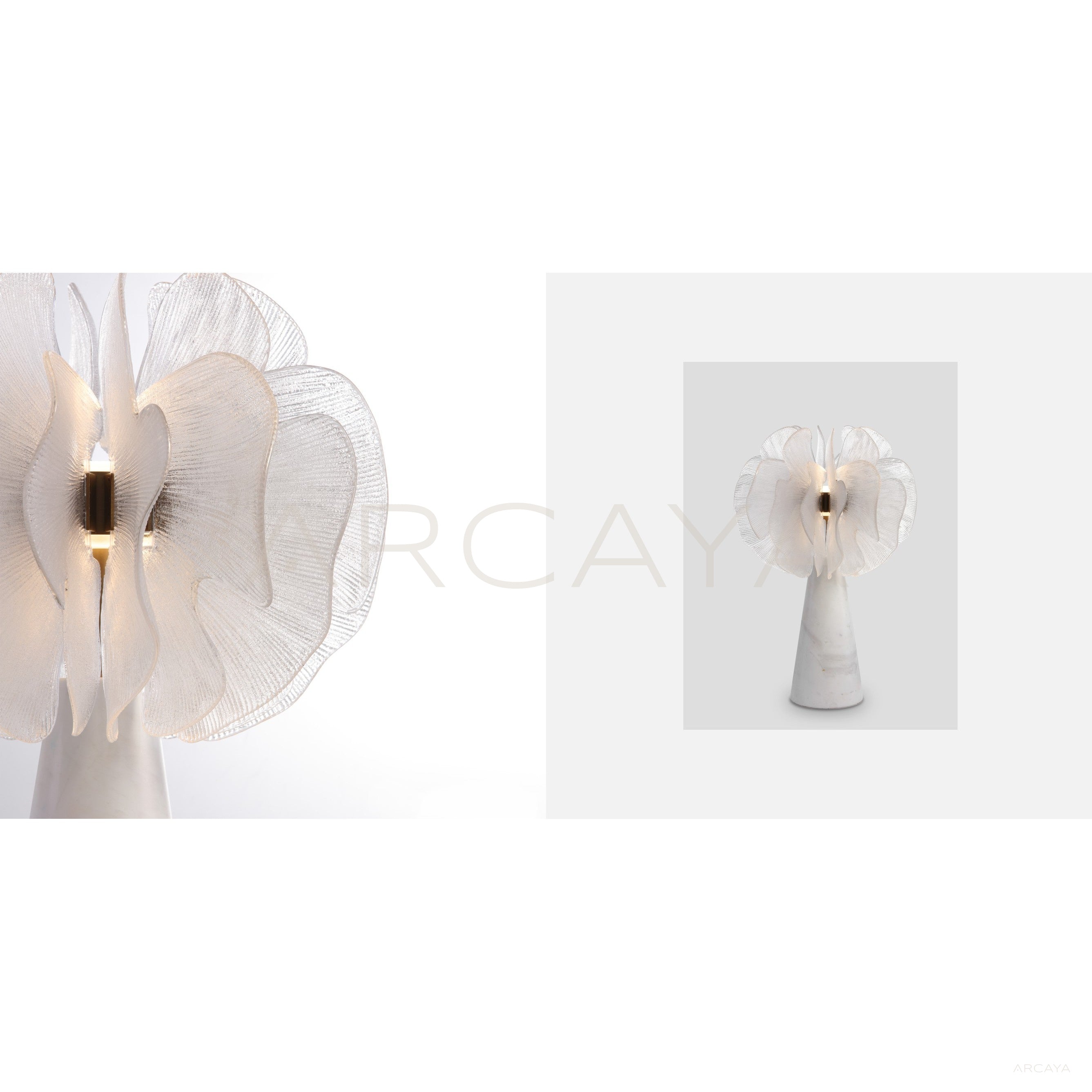 Ginkgo Flower Leaf Table Lamp 80621