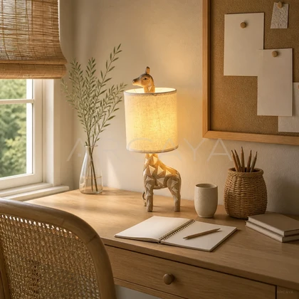 Elowen Cove Table Lamp — styled interior view 03