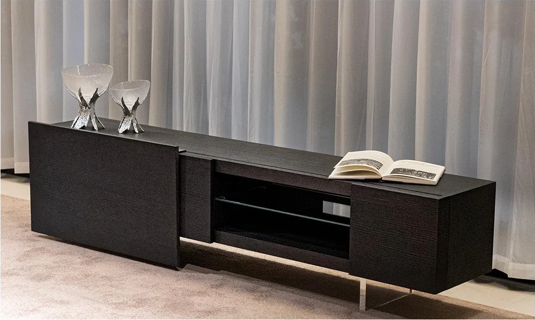 A00282 Cabinet in a finished interior.