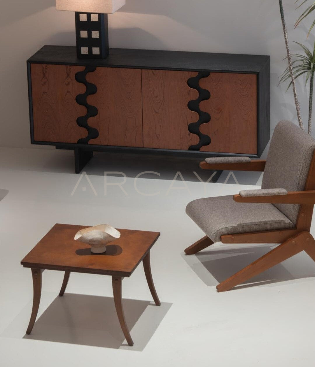 Quzhi Branch Side Table - scene