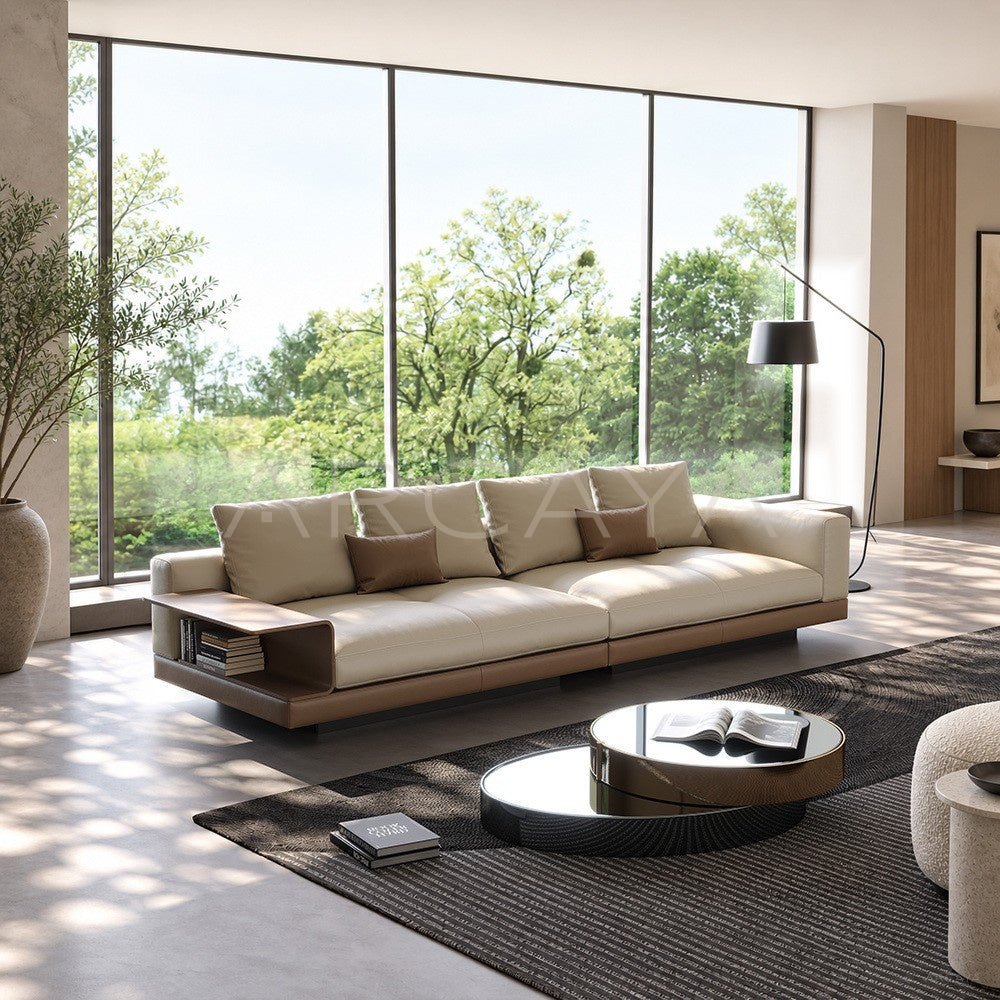 Connelly Full Leather Sofa