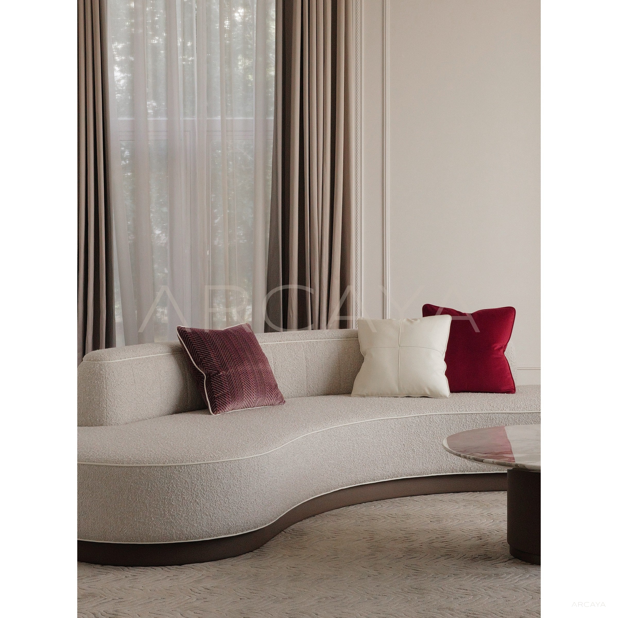 Handmade Curved Sofa