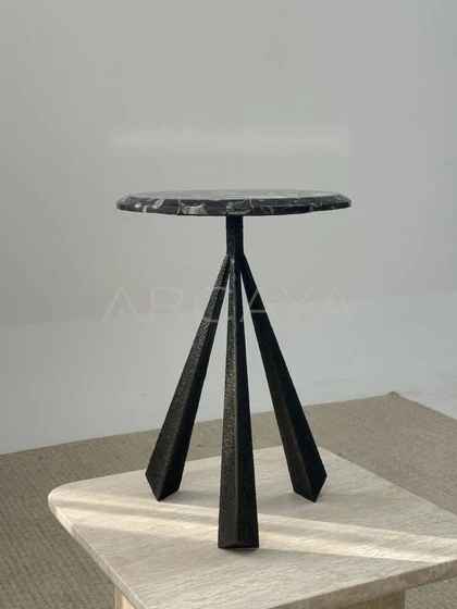 Rowan House Side Table - styled interior view 03