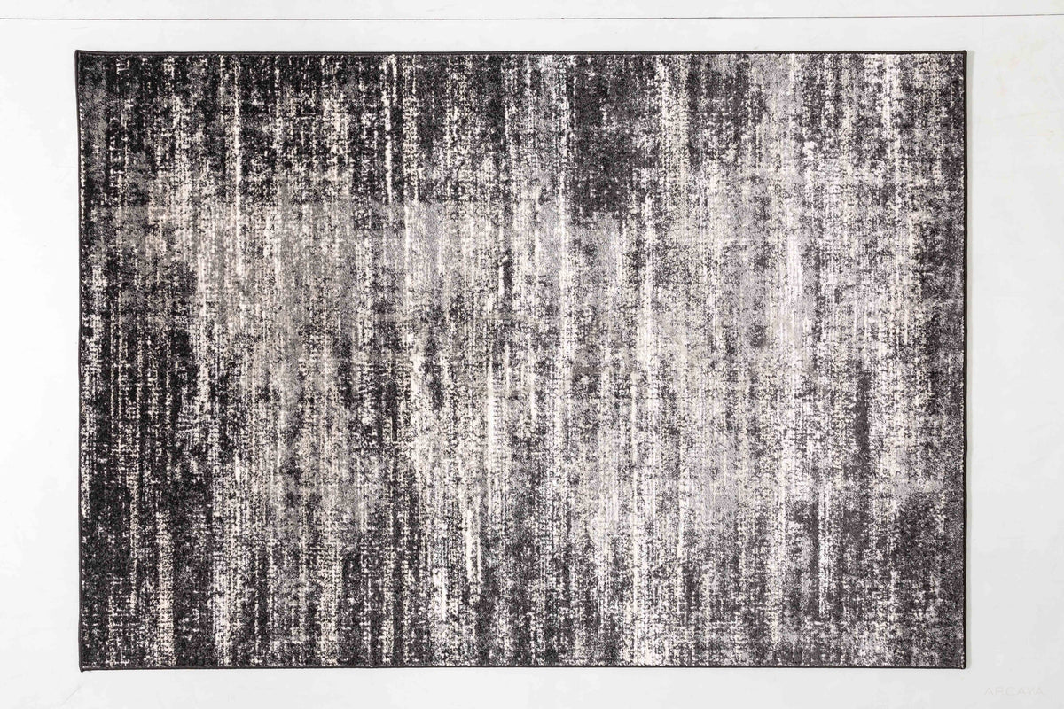 Grey Bloom Area Rug