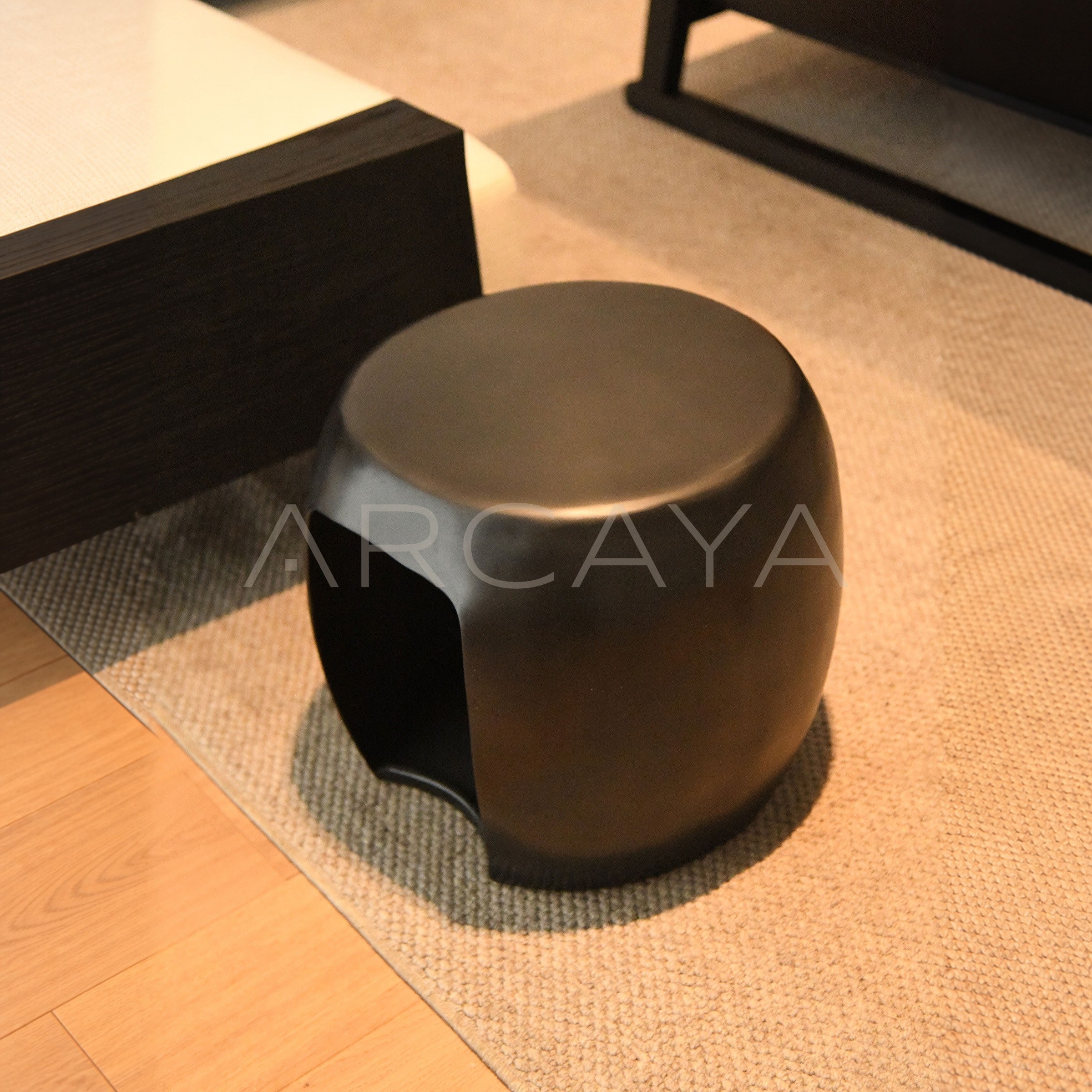 Hand Forged Brass Small Side Table