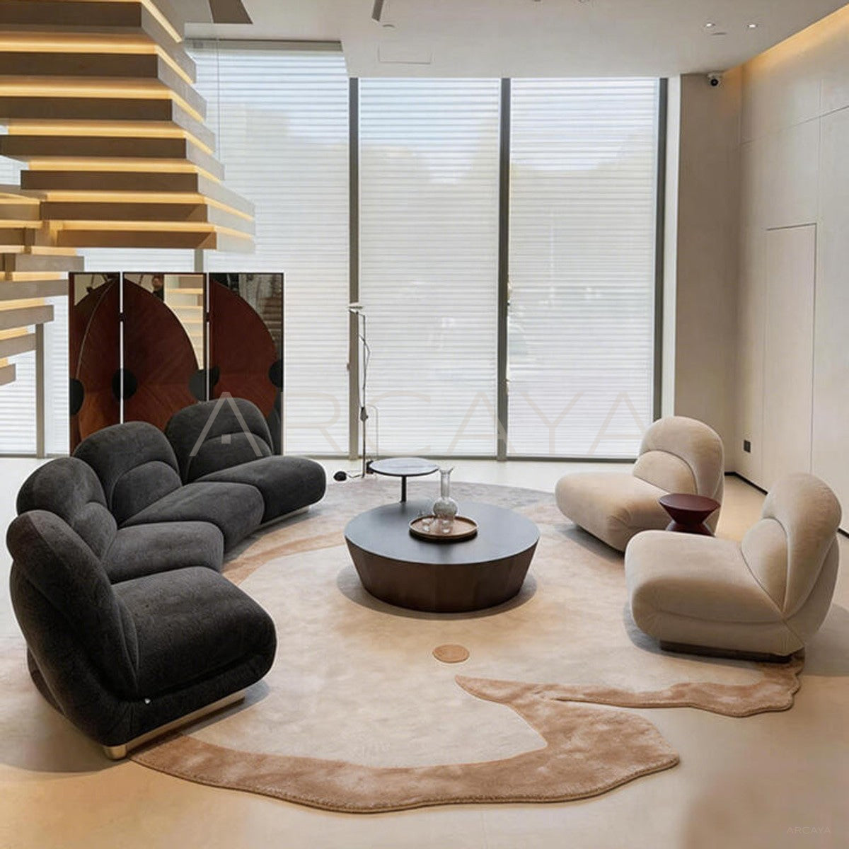 Irregular Organic Shaped Rug