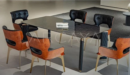 Nola Loft Dining Table - front view 02