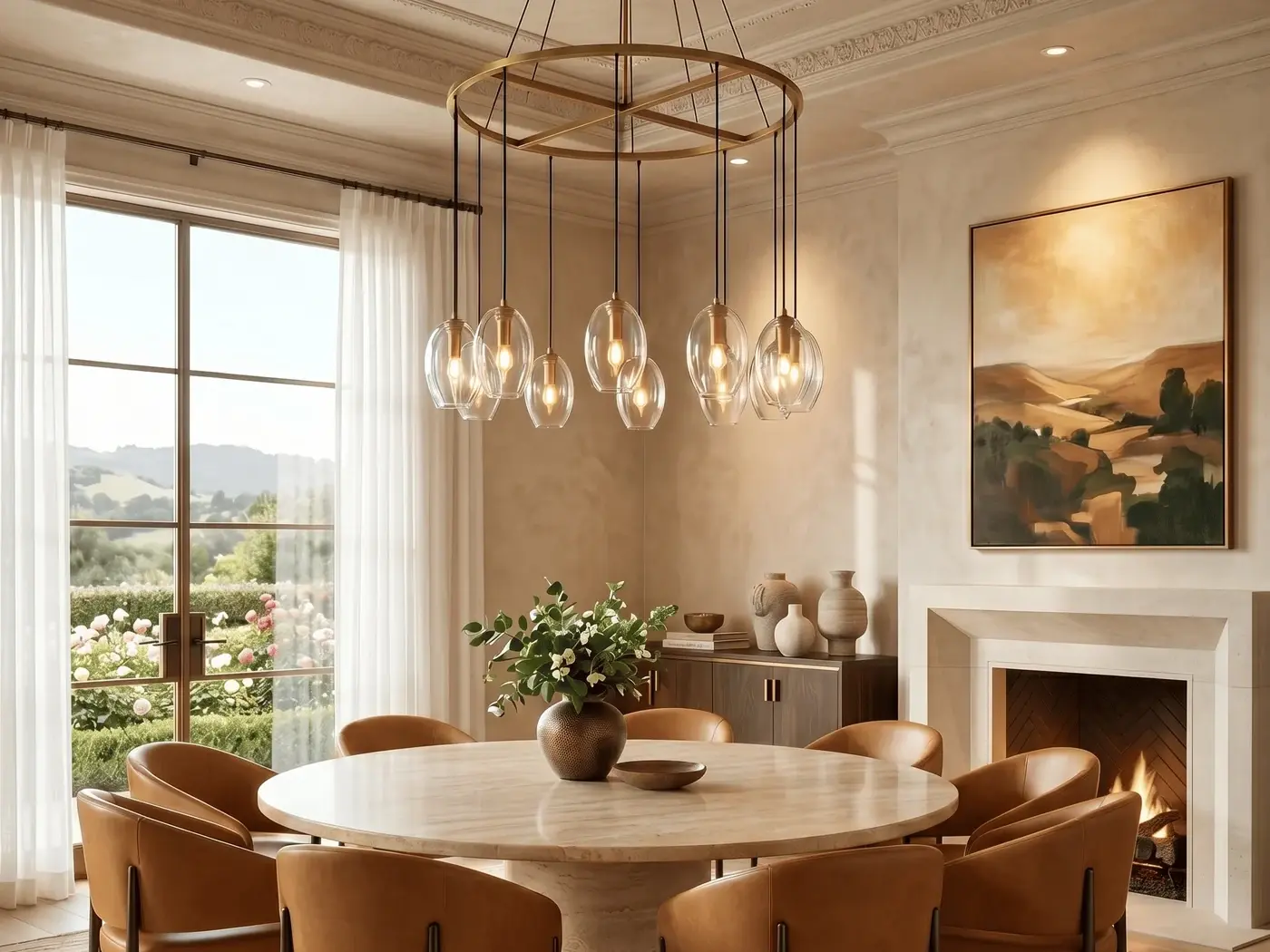 Ceiling Lighting in a modern room