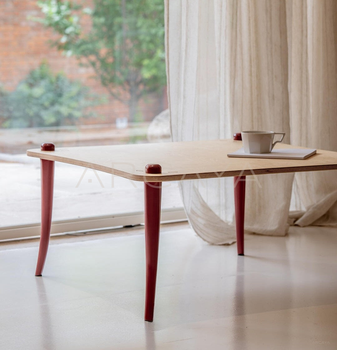 Luoli Red Coffee Table - scene