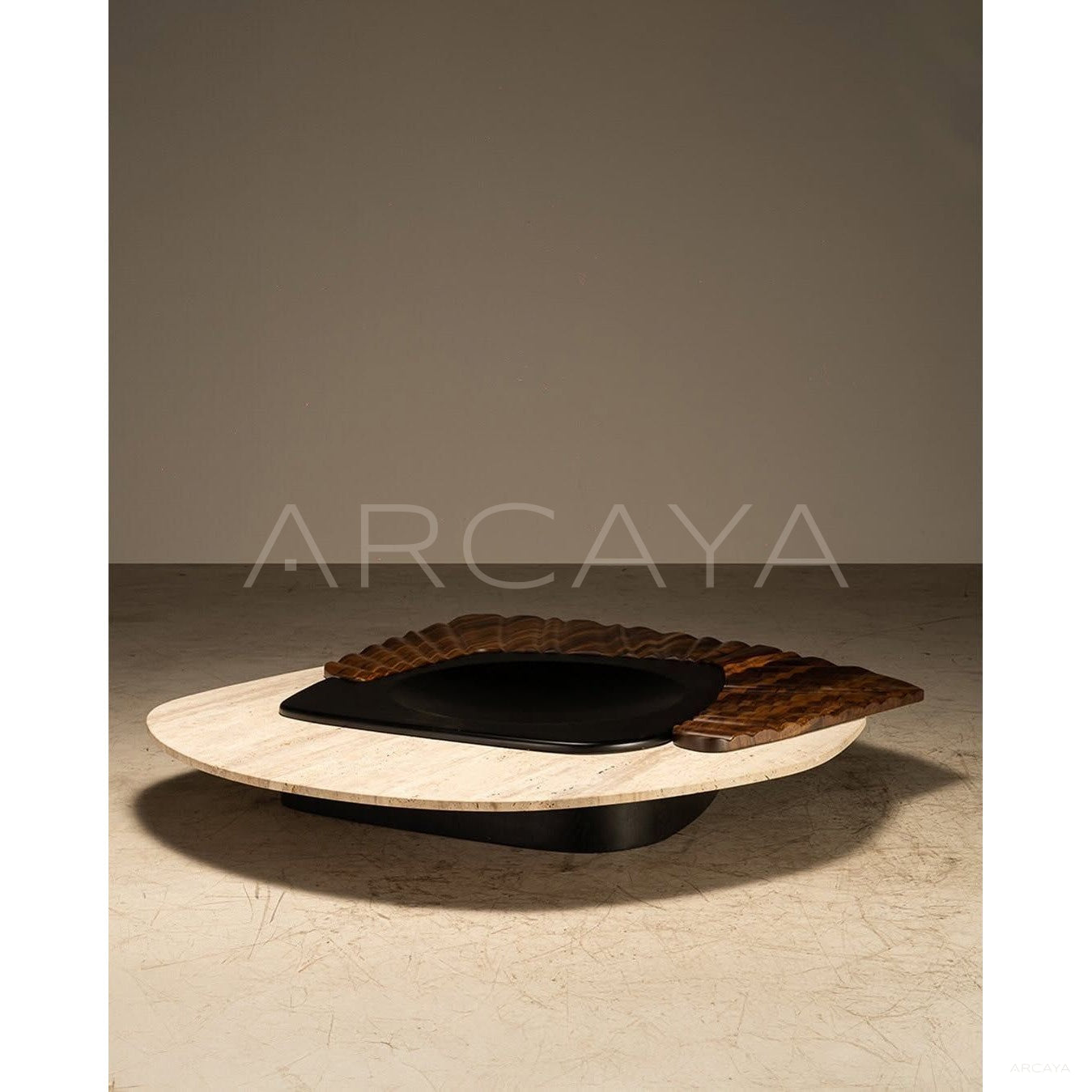 Mara Mixed Material Coffee Table
