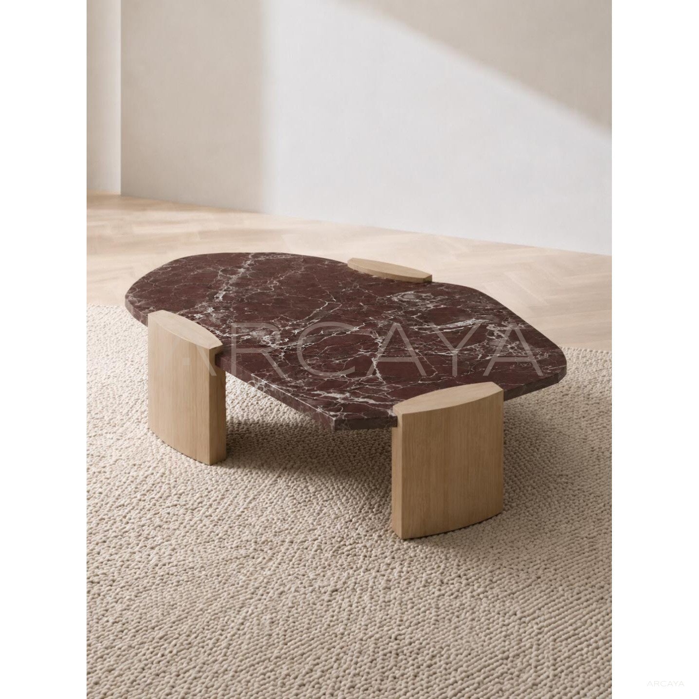 Rosso Levanto Red Coffee Table - scene