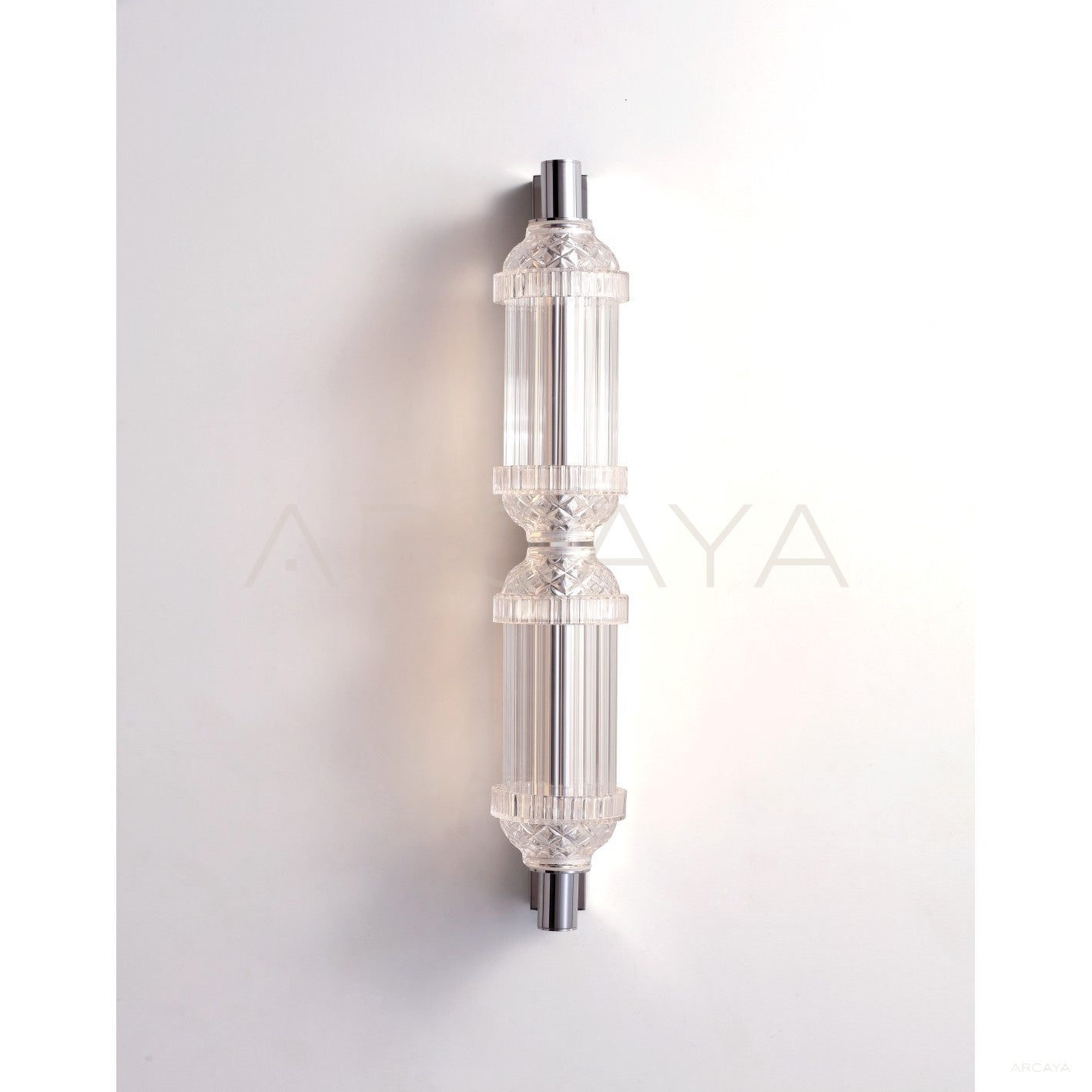 Clear Bamboo Joint Wall Light 96336 - scene