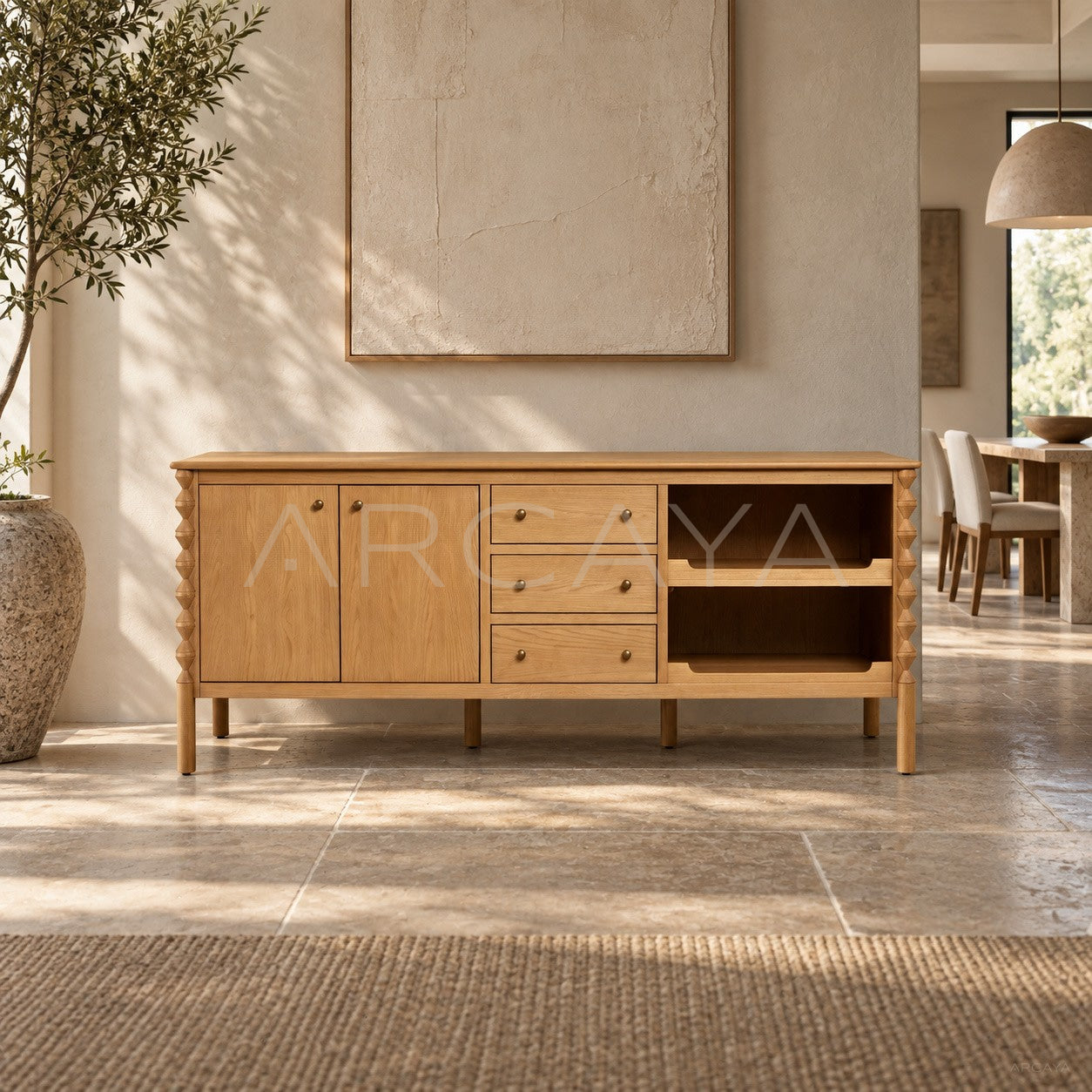 Ridge Carved Sideboard