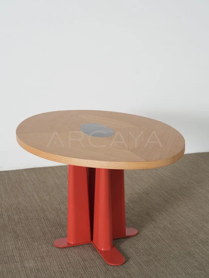 Enna Elm Dining Table - product detail 06